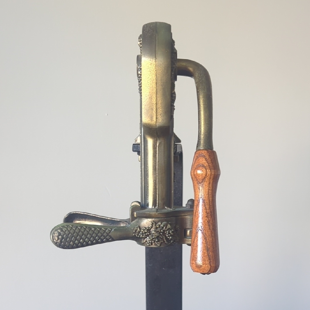 Vintage Metal and Wood Art Piece - Picture 4 of 6